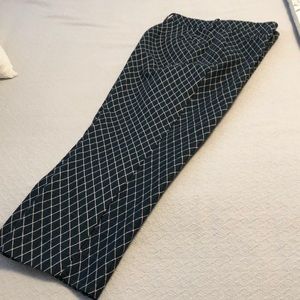 Ann Taylor teal/pink ankle pant, 12p